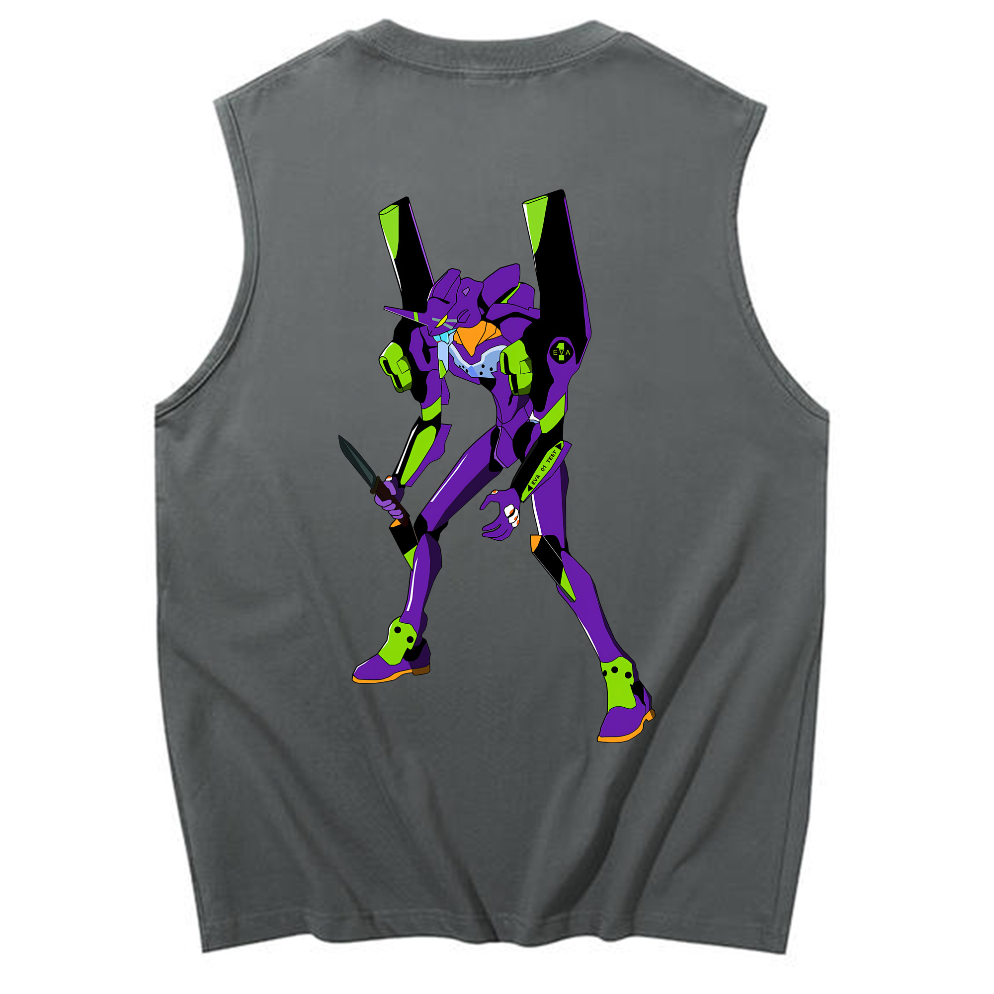 （画像用） EVA 新世紀エヴァンゲリオン コットン100％タンクトップ（背面プリント）